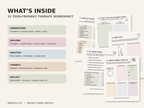 Teen Anxiety Therapy Worksheets