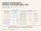 Teen Anxiety Therapy Worksheets