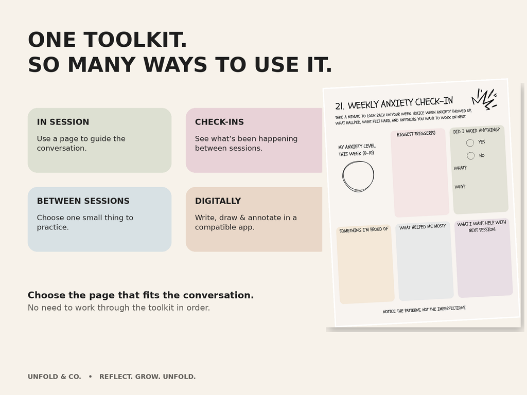 Teen Anxiety Therapy Worksheets
