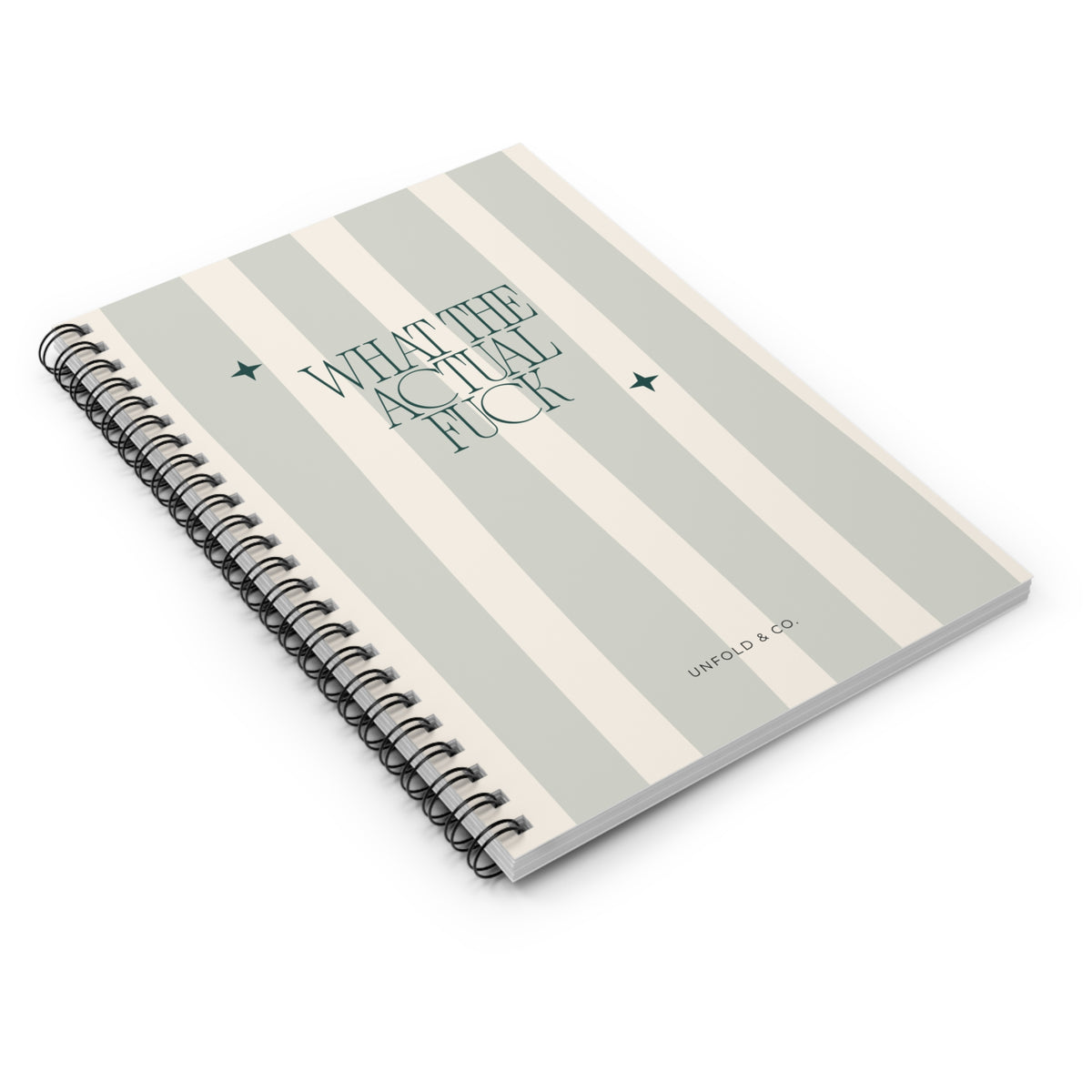 What The Actual Fuck: A Funny Lined Notebook for Thoughts, Lists, Brain Dumps & General Chaos