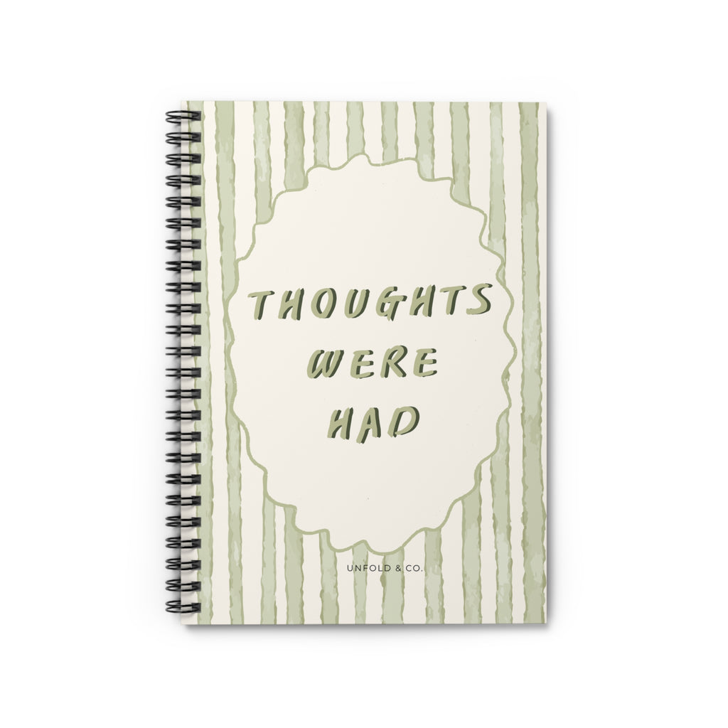 Thoughts Were Had: A Funny Lined Notebook for Brain Dumps, Random Thoughts, Lists & Questionable Ideas