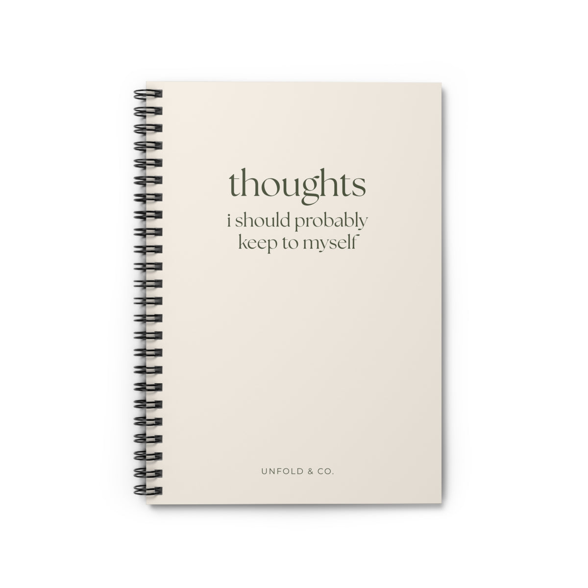 Thoughts I Should Probably Keep to Myself: A Funny Lined Notebook for Unfiltered Thoughts, Brain Dumps & Things Better Left on Paper