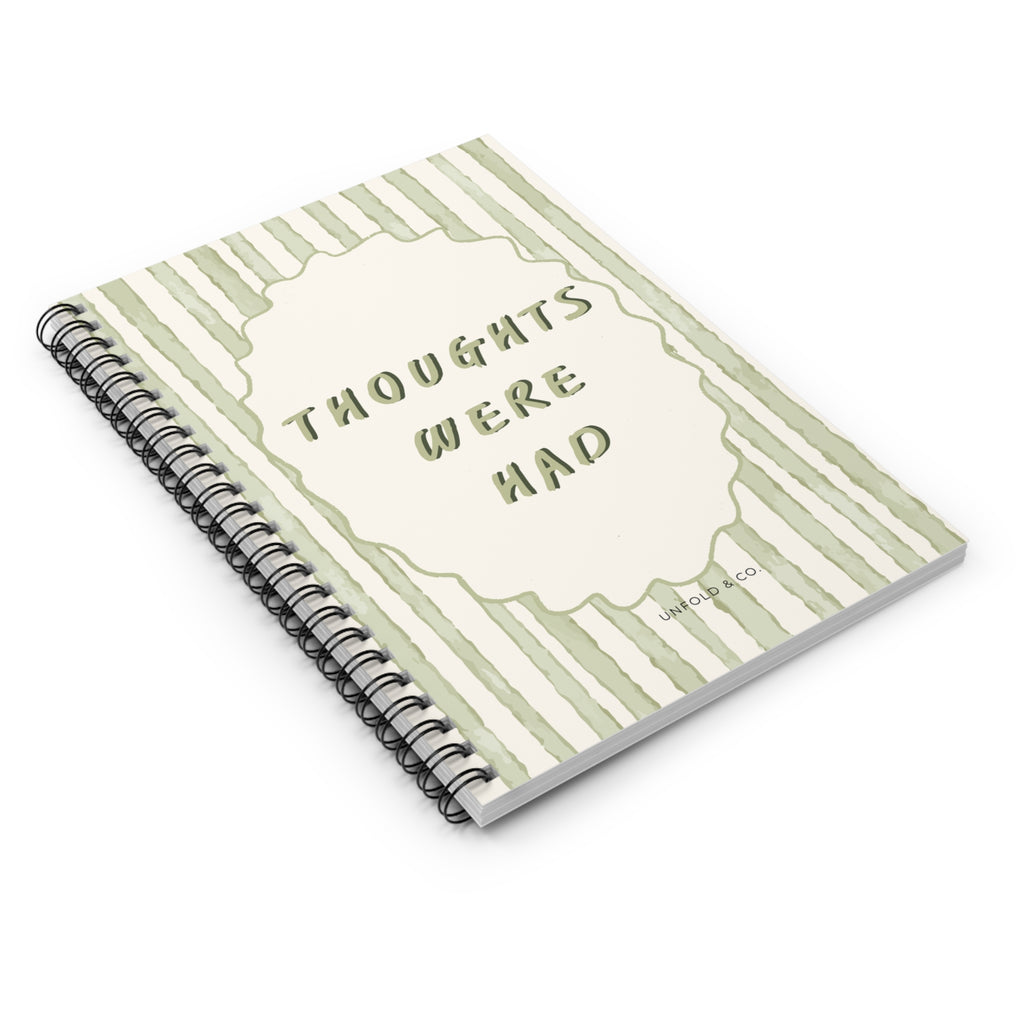 Thoughts Were Had: A Funny Lined Notebook for Brain Dumps, Random Thoughts, Lists & Questionable Ideas