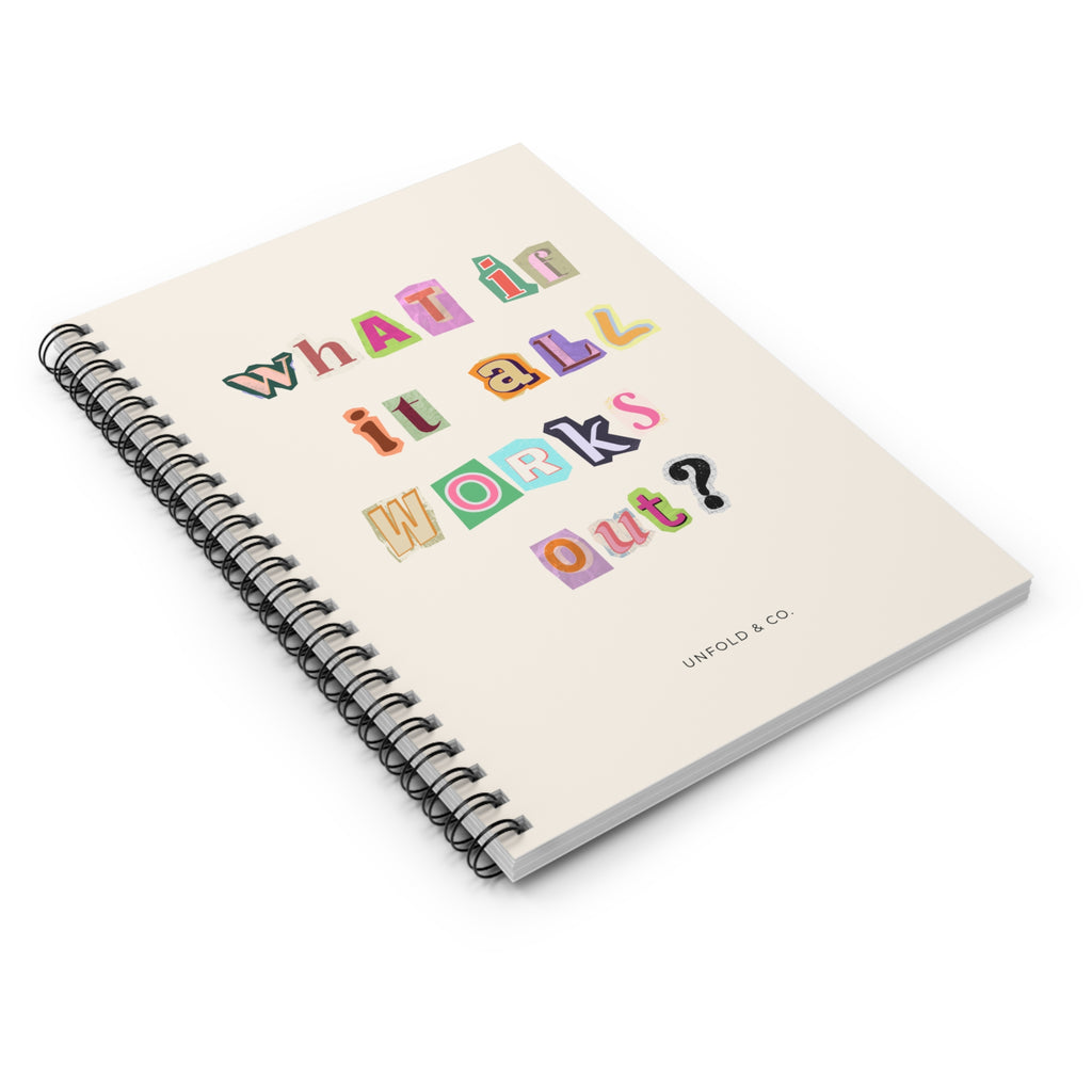 What If It All Works Out?: A Lined Notebook for Big Ideas, Fresh Starts, Brain Dumps & Everyday Thoughts