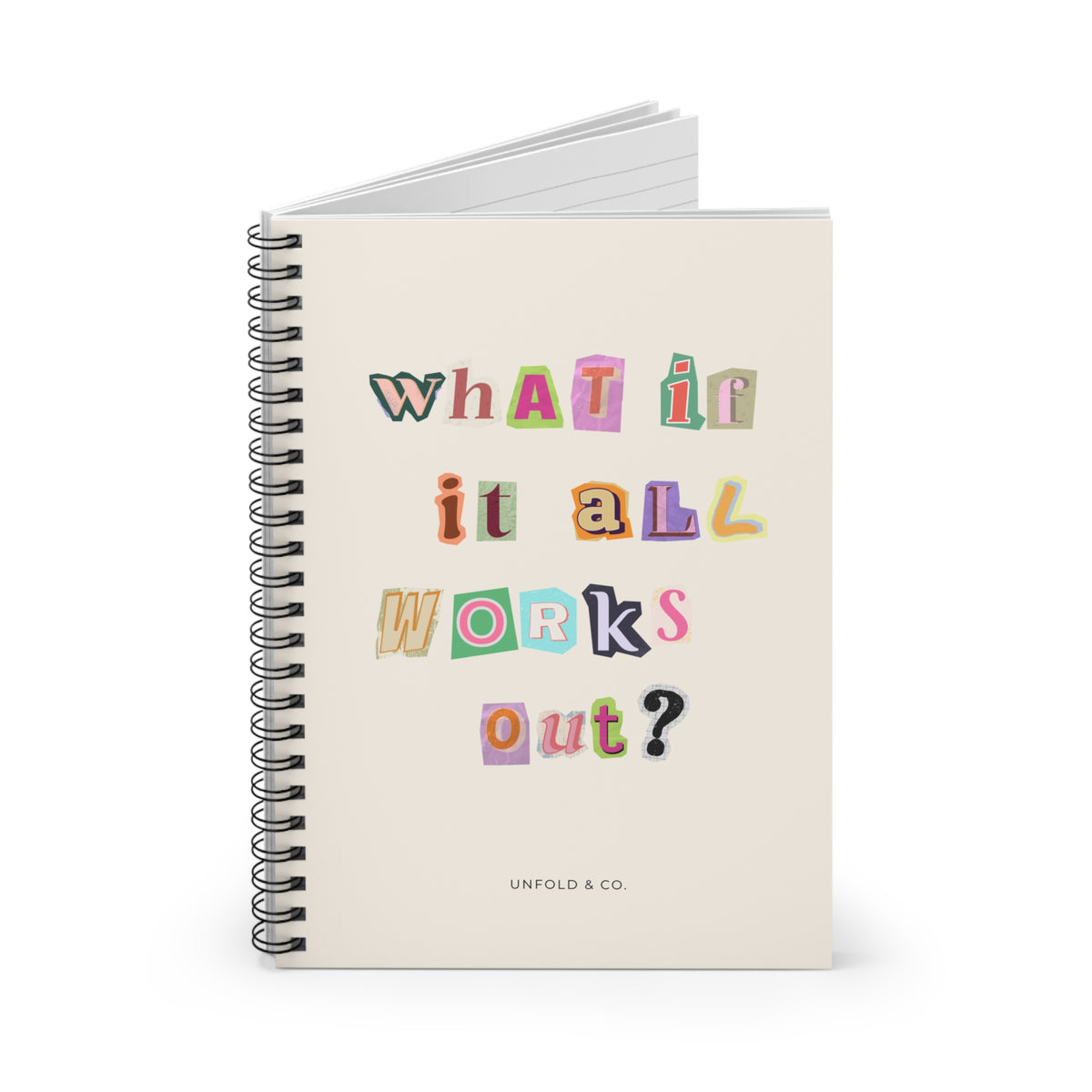 What If It All Works Out?: A Lined Notebook for Big Ideas, Fresh Starts, Brain Dumps & Everyday Thoughts