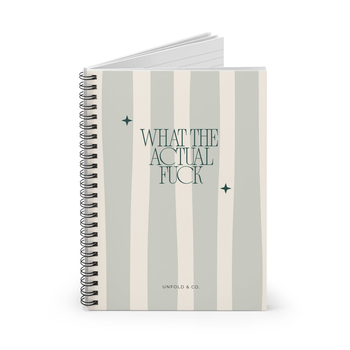 What The Actual Fuck: A Funny Lined Notebook for Thoughts, Lists, Brain Dumps & General Chaos