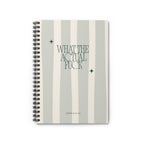 What The Actual Fuck: A Funny Lined Notebook for Thoughts, Lists, Brain Dumps & General Chaos