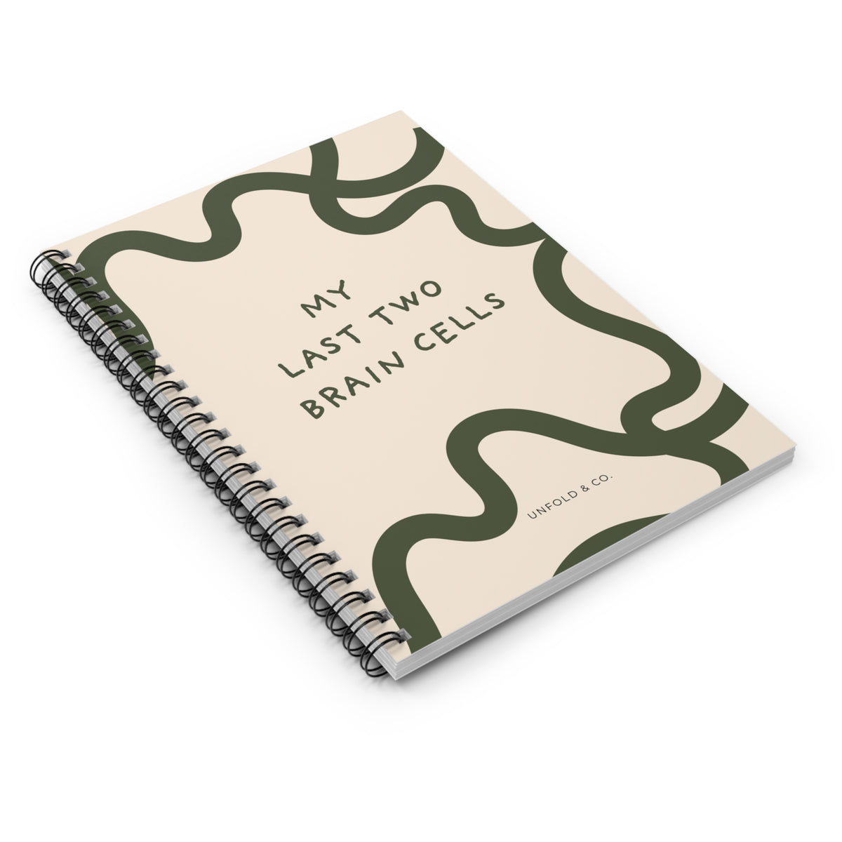 My Last Two Brain Cells: A Funny Lined Notebook for Thoughts, Lists, Brain Dumps & Questionable Ideas