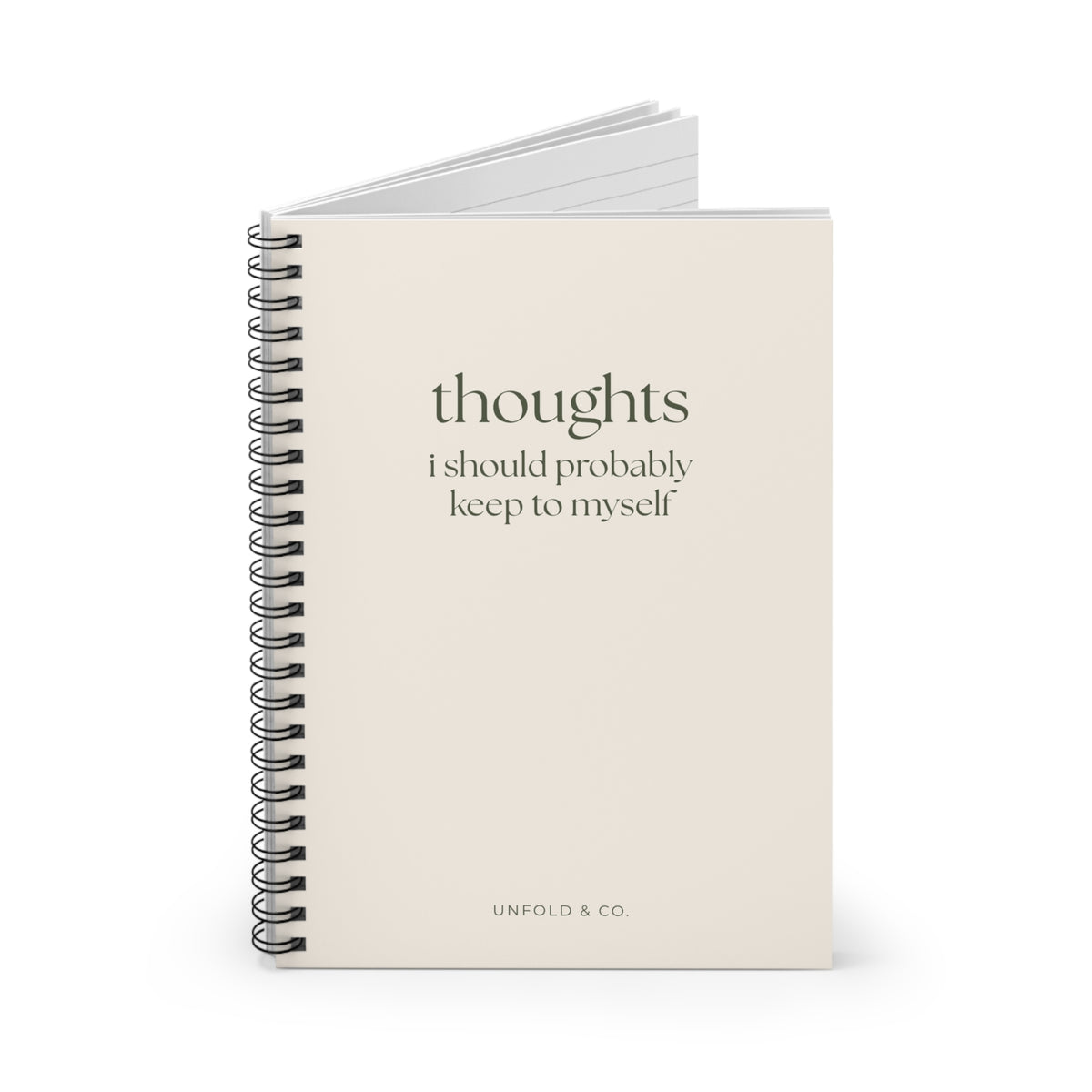Thoughts I Should Probably Keep to Myself: A Funny Lined Notebook for Unfiltered Thoughts, Brain Dumps & Things Better Left on Paper