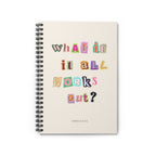 What If It All Works Out?: A Lined Notebook for Big Ideas, Fresh Starts, Brain Dumps & Everyday Thoughts